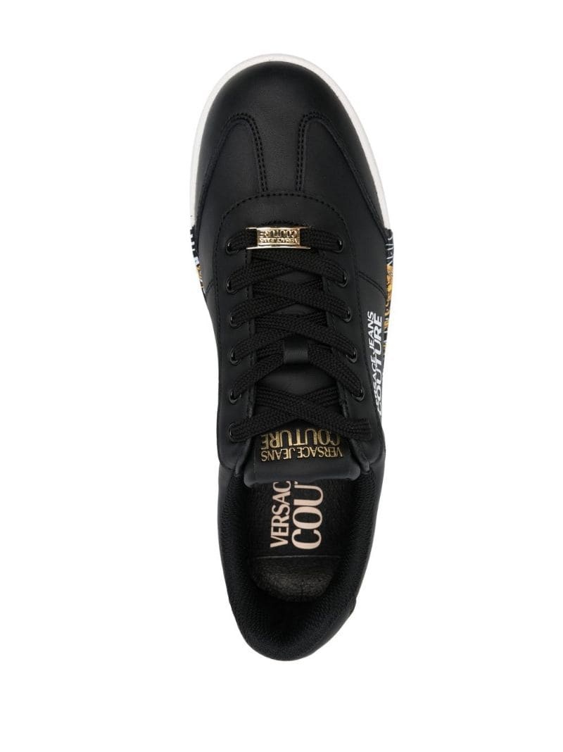 logo-print lace-up sneakers - 4