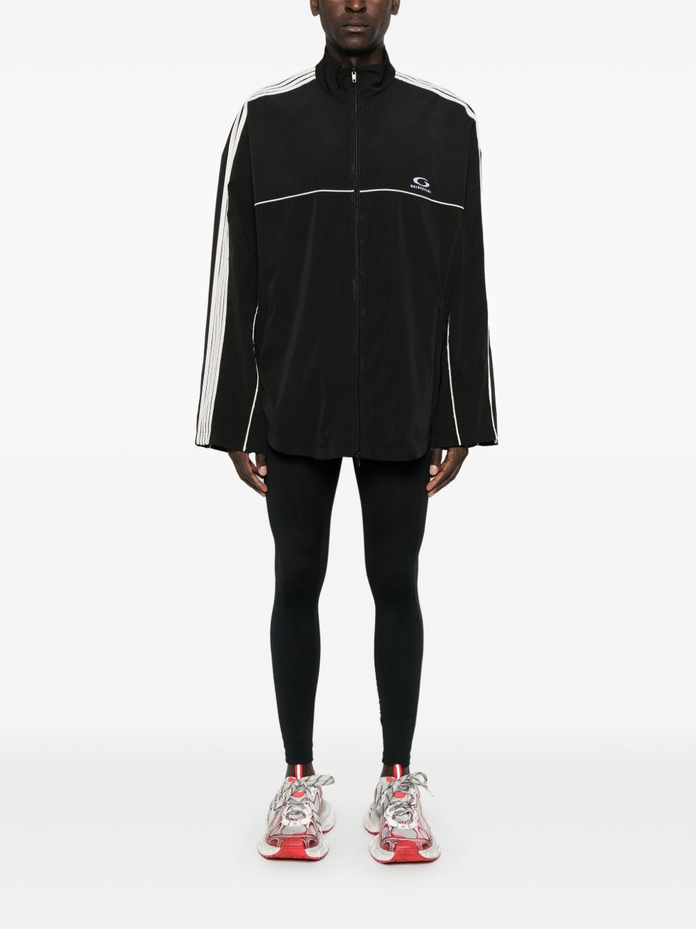 logo-embroidered jacket - 2