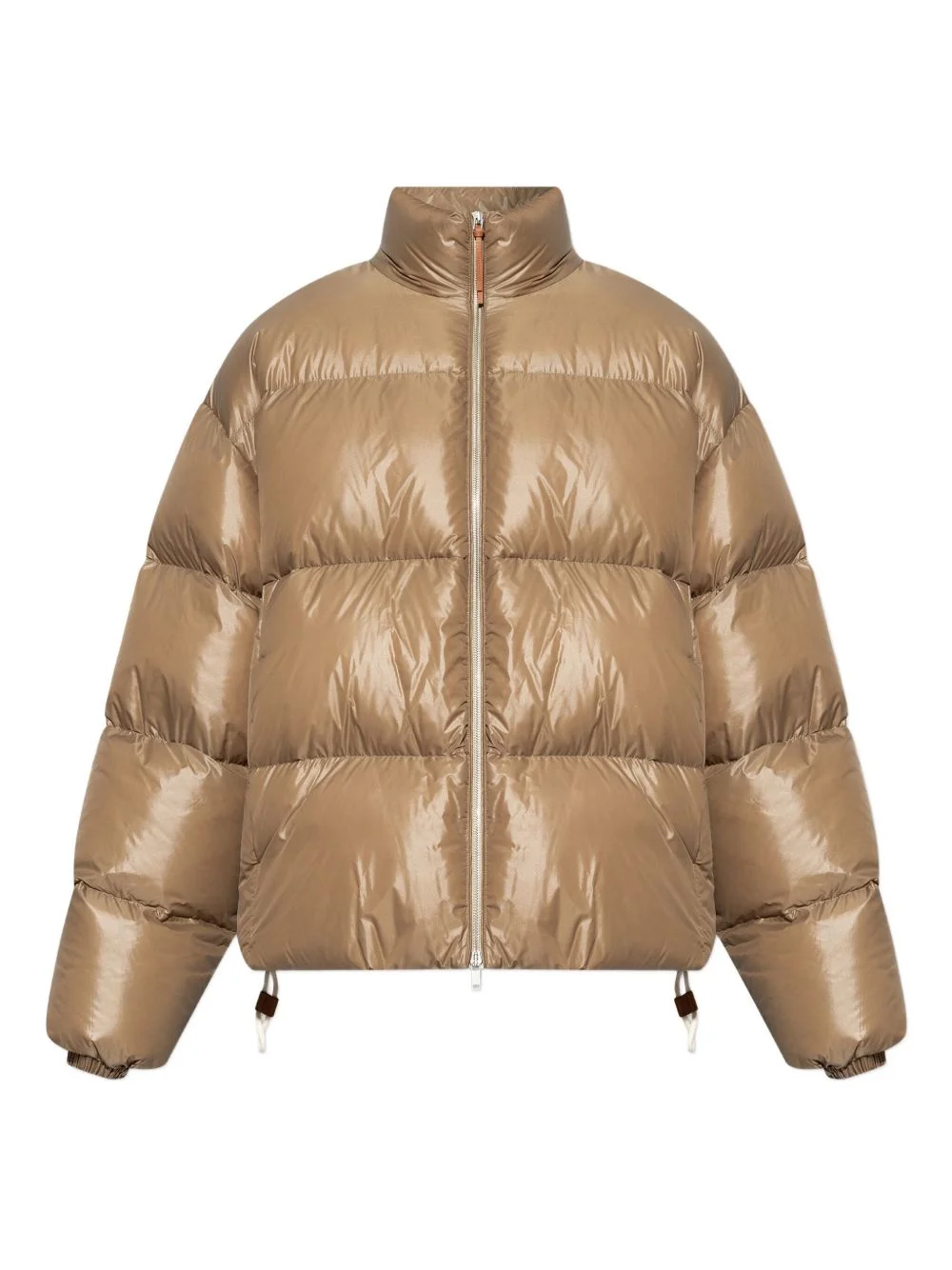 zip puffer jacket - 1