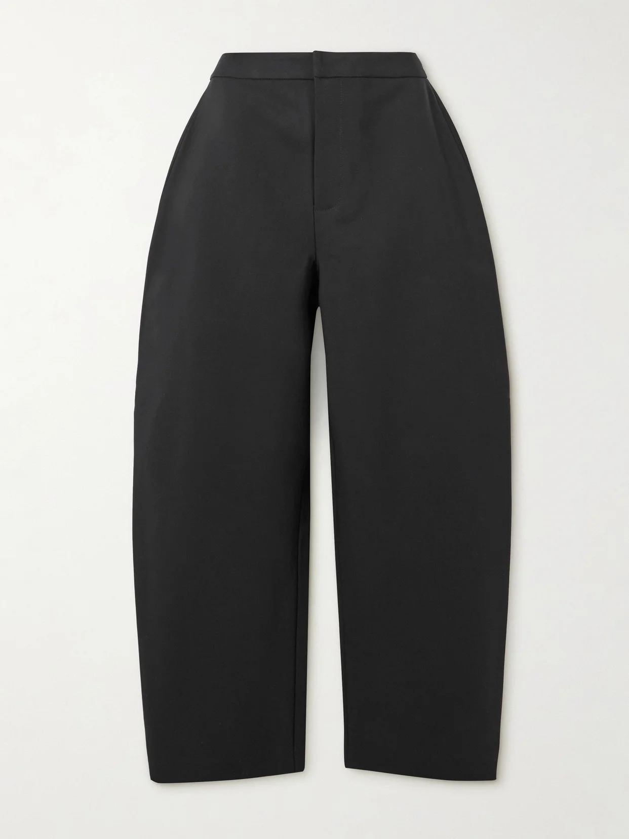 Sculptural Woven Barrel-leg Pants - 1