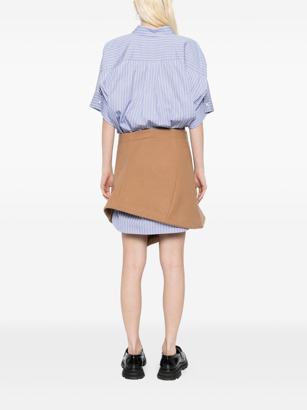 asymmetric shirtdress - 4
