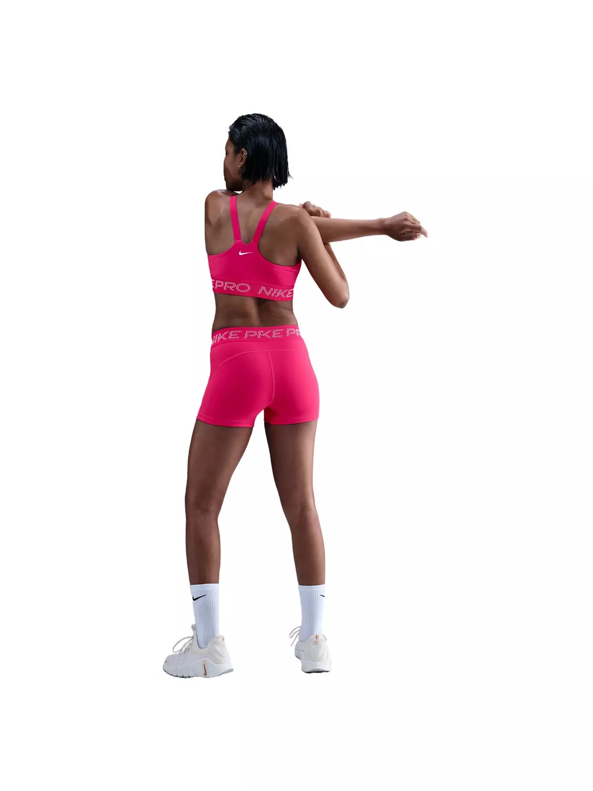 Women's Pro Light-Support Non-Padded Sports Bra - Pink - 5