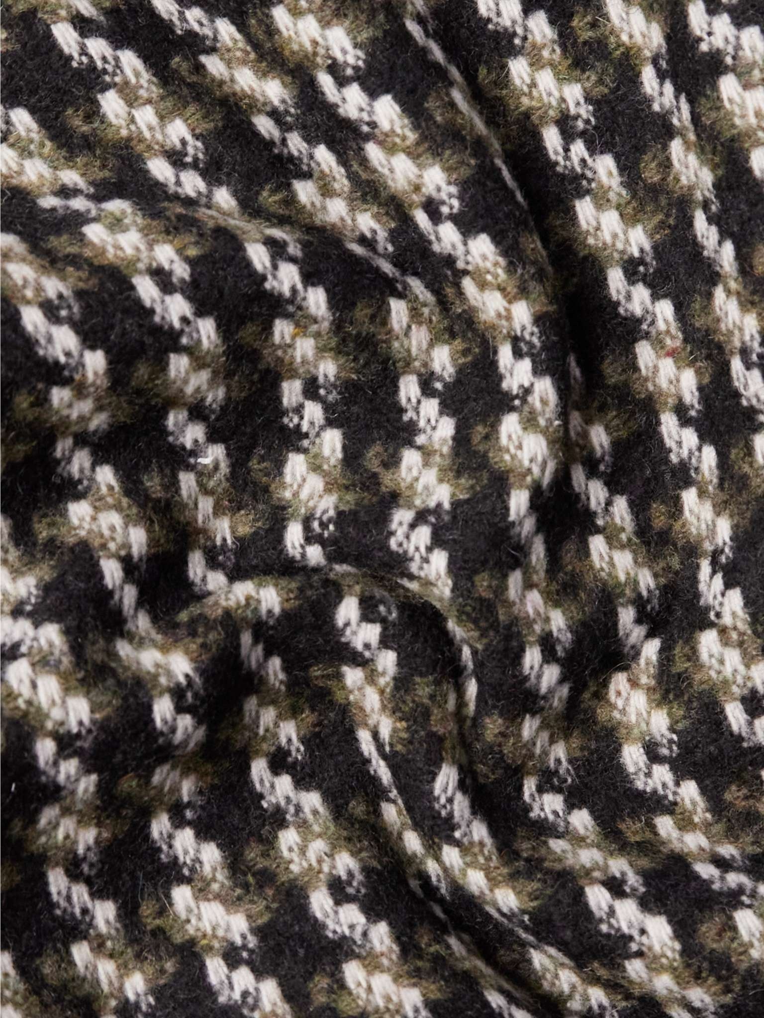 Cortina Houndstooth Wool-Blend Tweed Coat - 3
