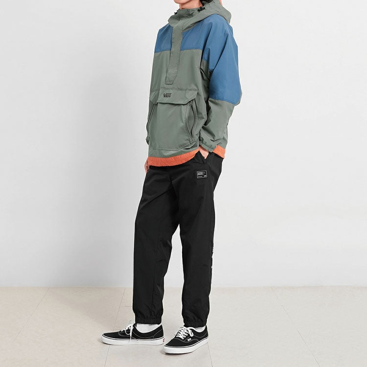 Men's Vans Work Weird Colorblock Casual Sports Jacket Olive Green VN0A4MLHDB0 - 4