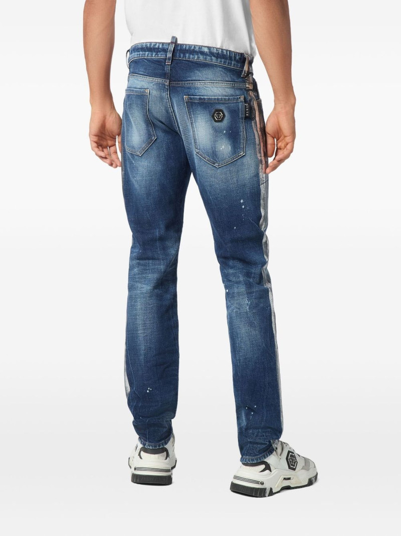 Paisley Bandana super-straight jeans 4