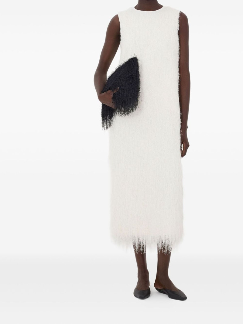 Loulou de Saison Tiwa fringed midi dress outlook