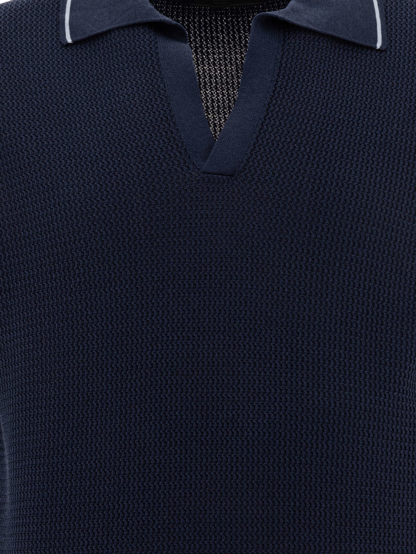 Prada Silk And Cotton Polo Shirt - 3