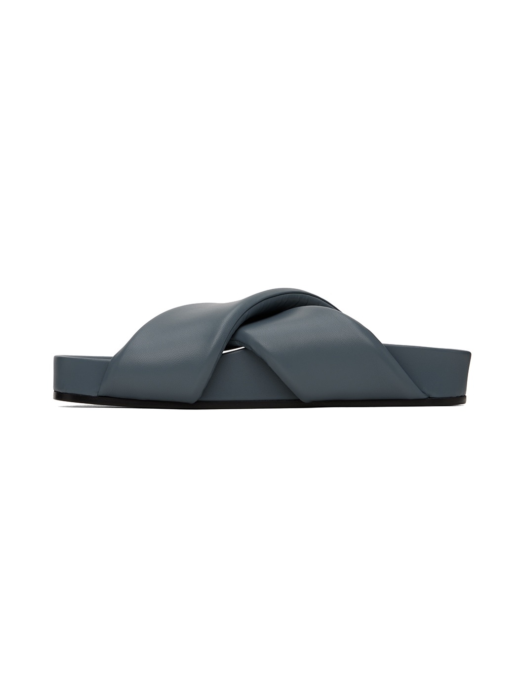 Blue Padded Sandals - 3