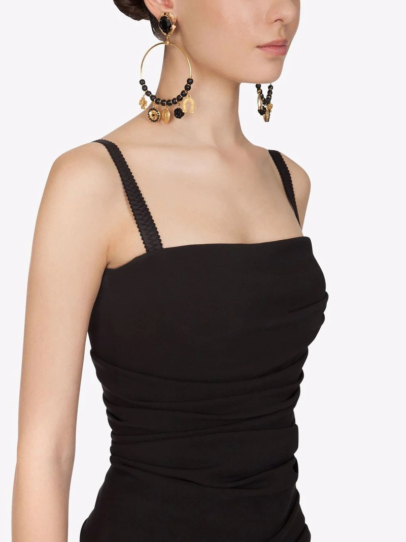 draped detail dress 4