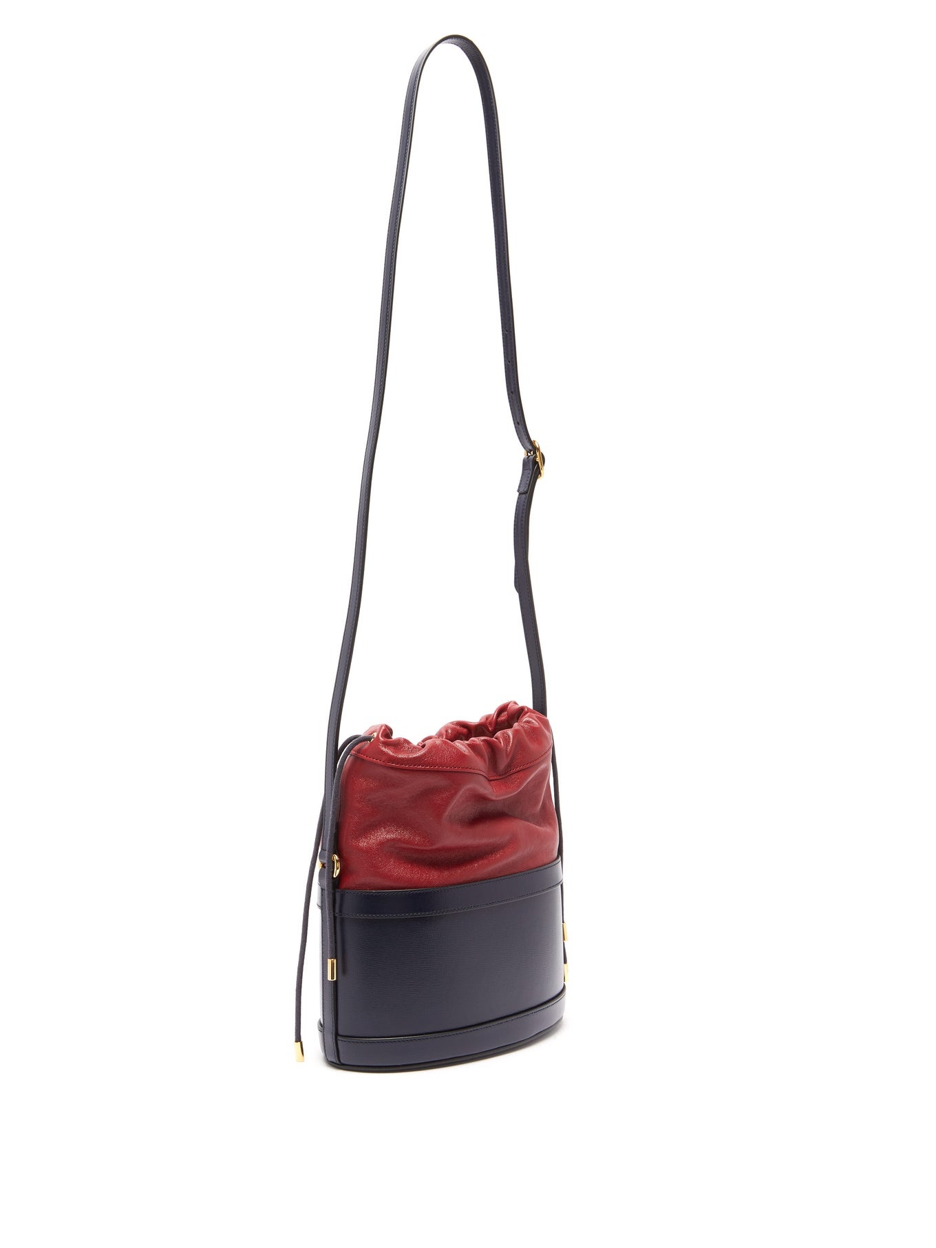 1955 Horsebit bi-colour leather bucket bag - 3