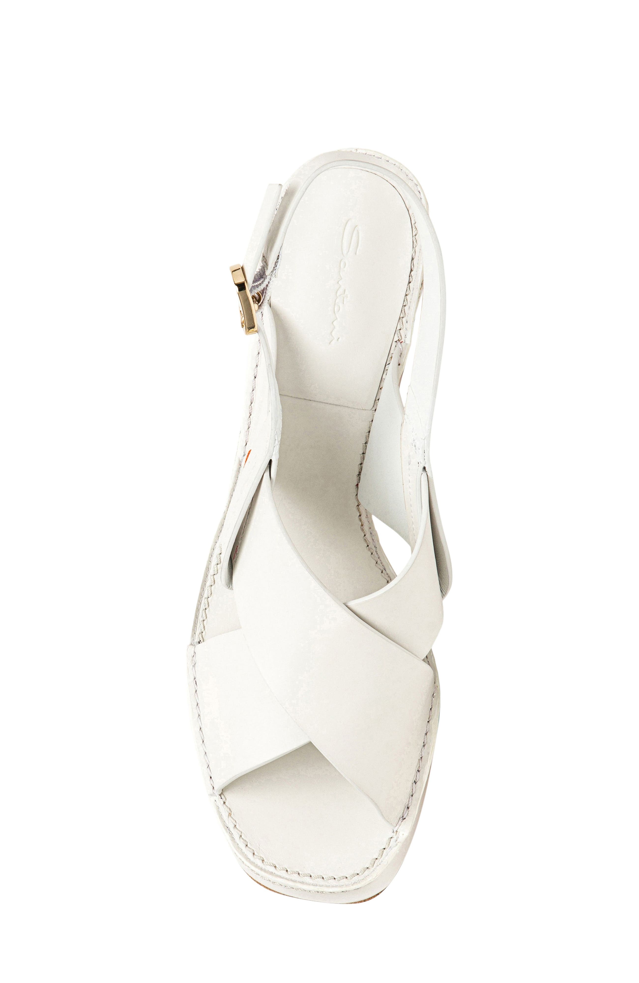 Santoni Women's high-heel sandal in White at Nordstrom - 5