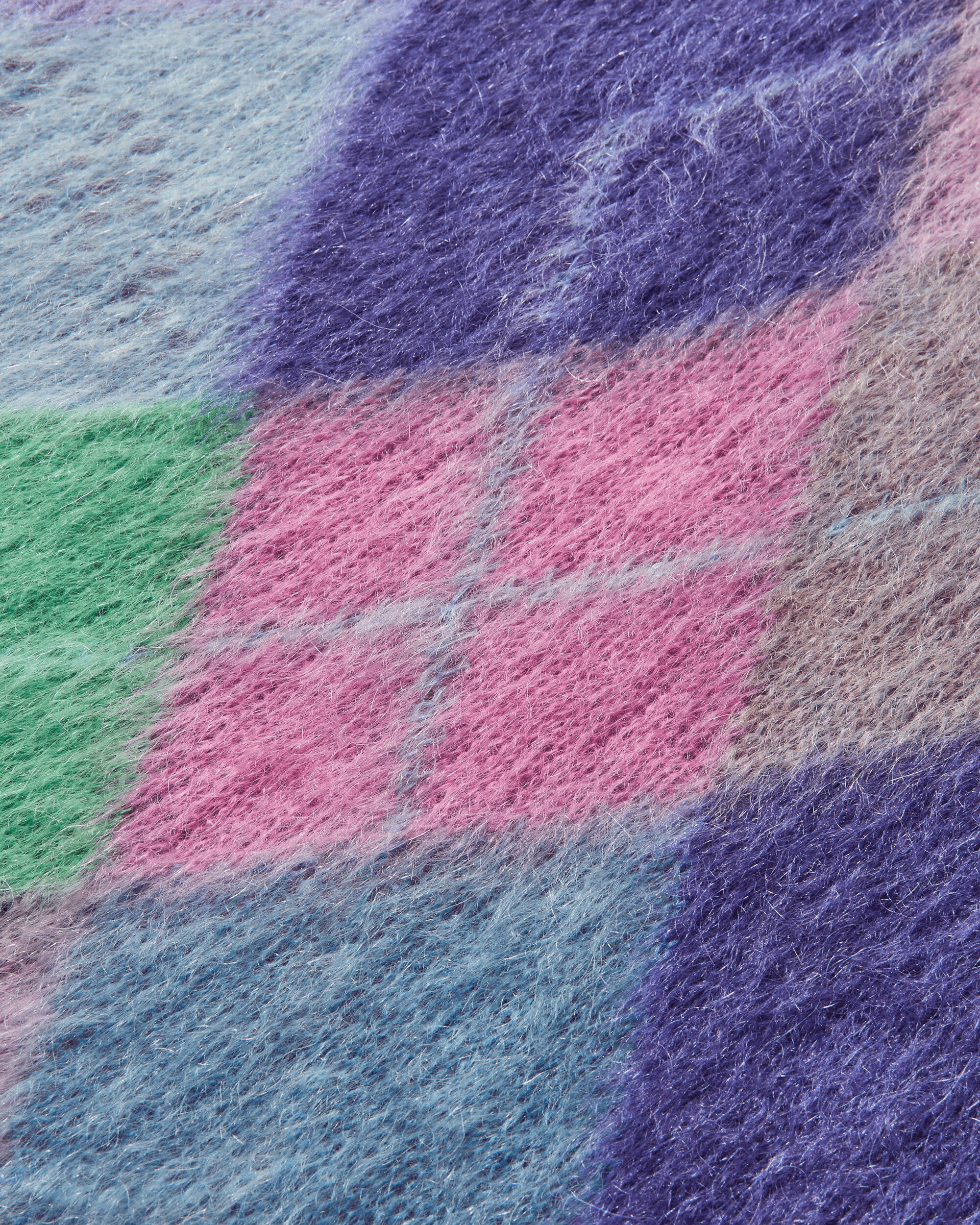 Argyle Mohair Vest Multicolor - 4