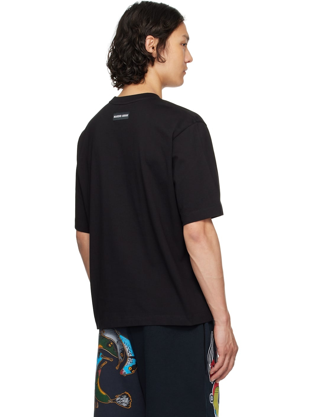 Black Organic Cotton Plain T-shirt - 3