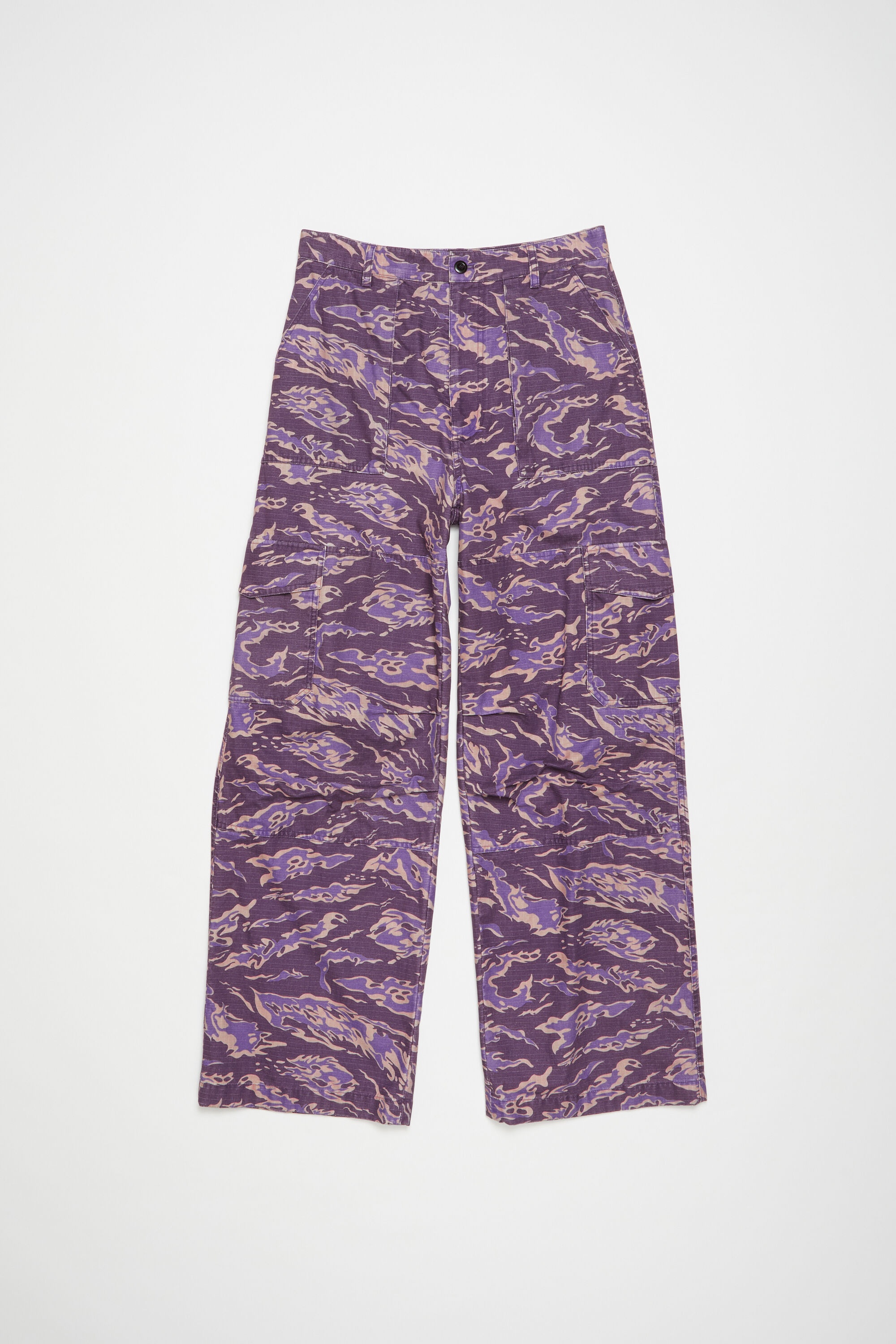 Cargo print trousers - Purple multi - 7
