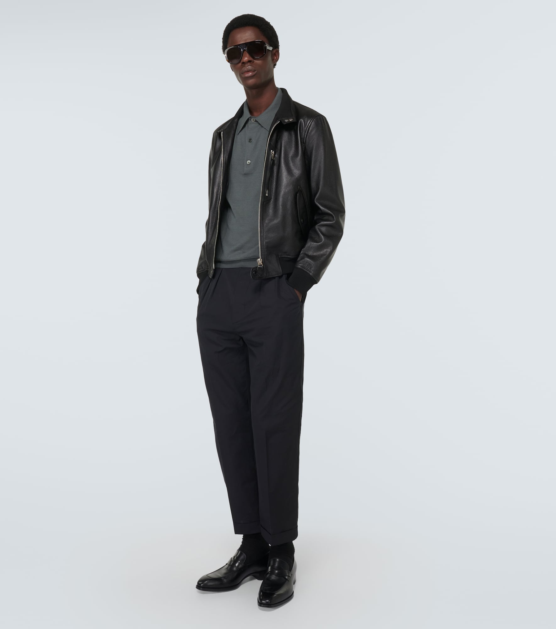 Cashmere and silk polo shirt - 2