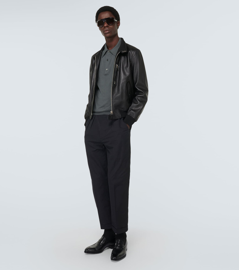 TOM FORD Cashmere and silk polo shirt outlook