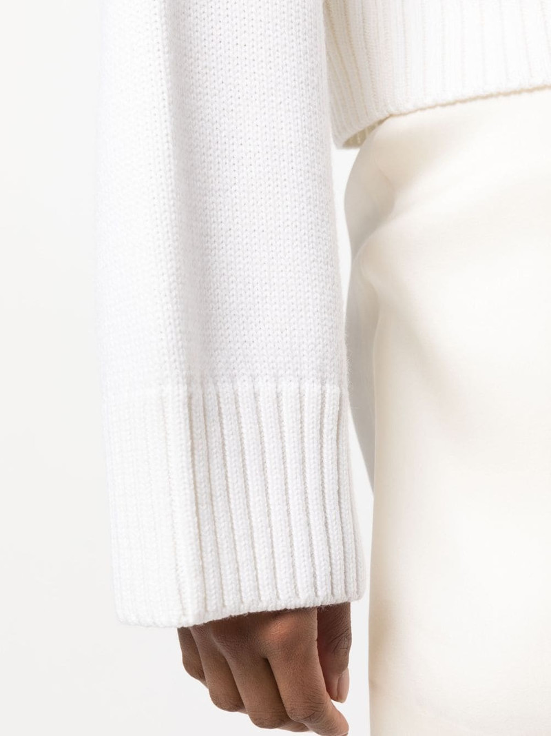 mock-neck wool jumper 5
