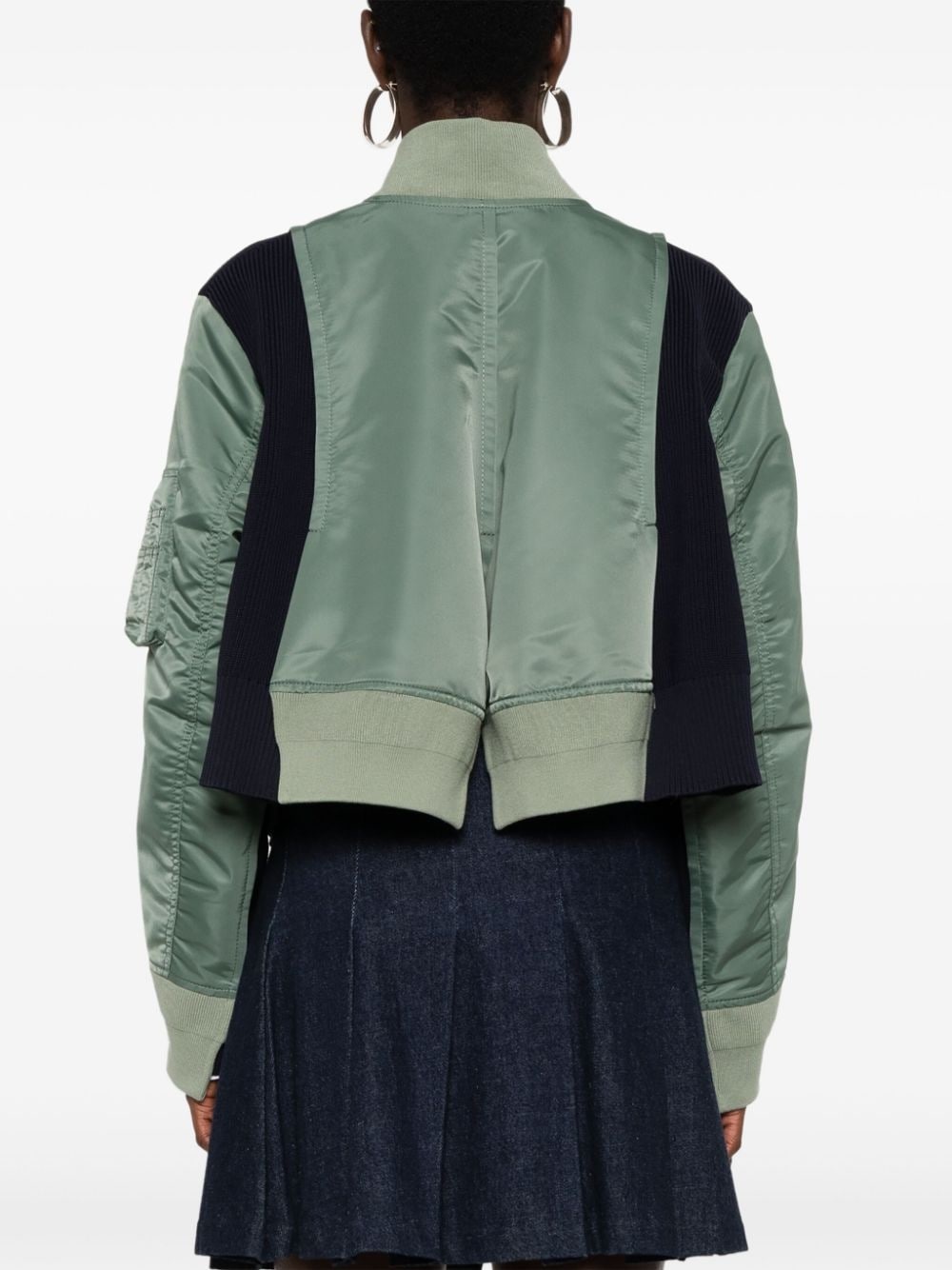 panelled bomber jacket - 4