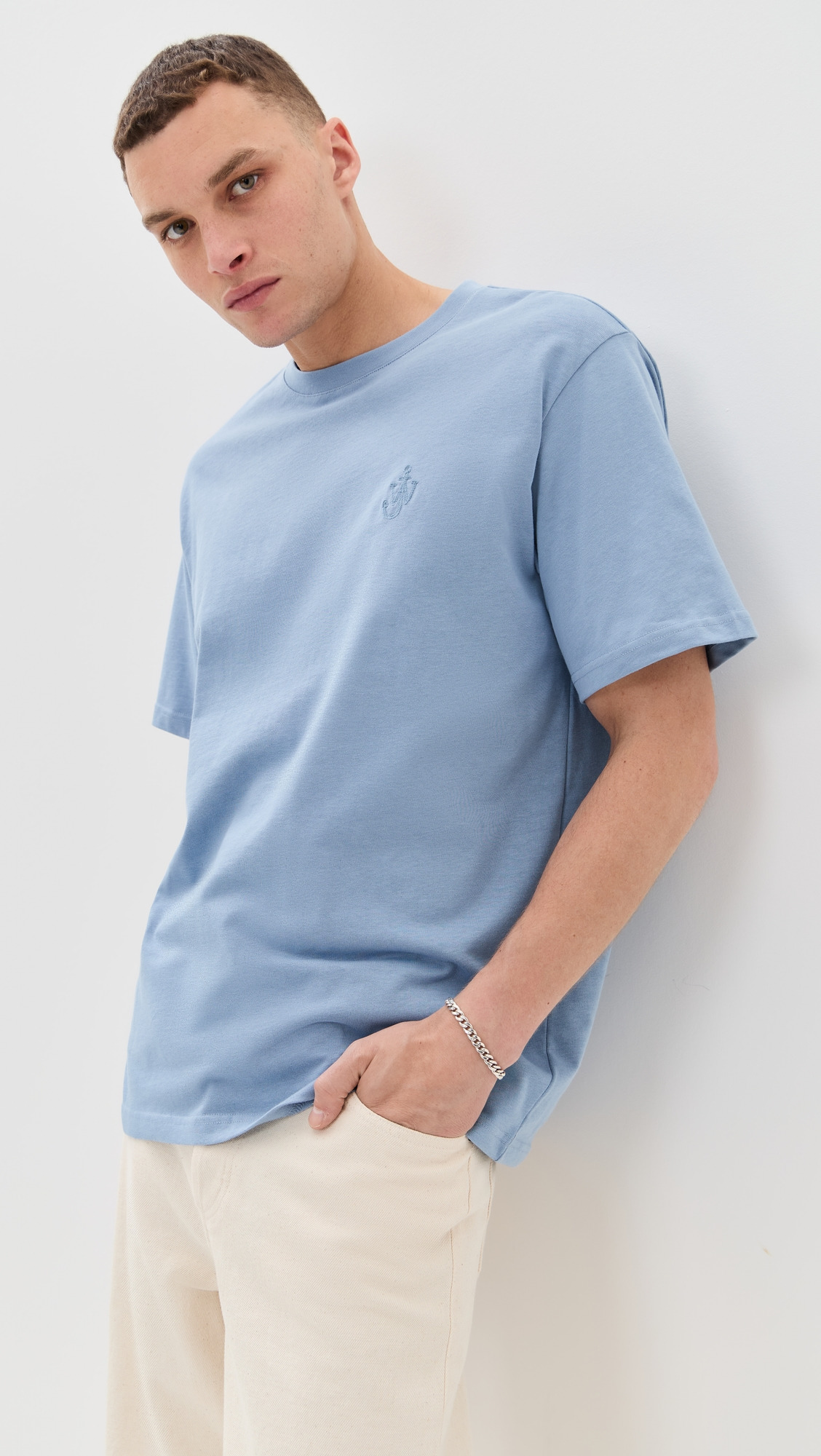 Anchor Embroidery T-Shirt - 1