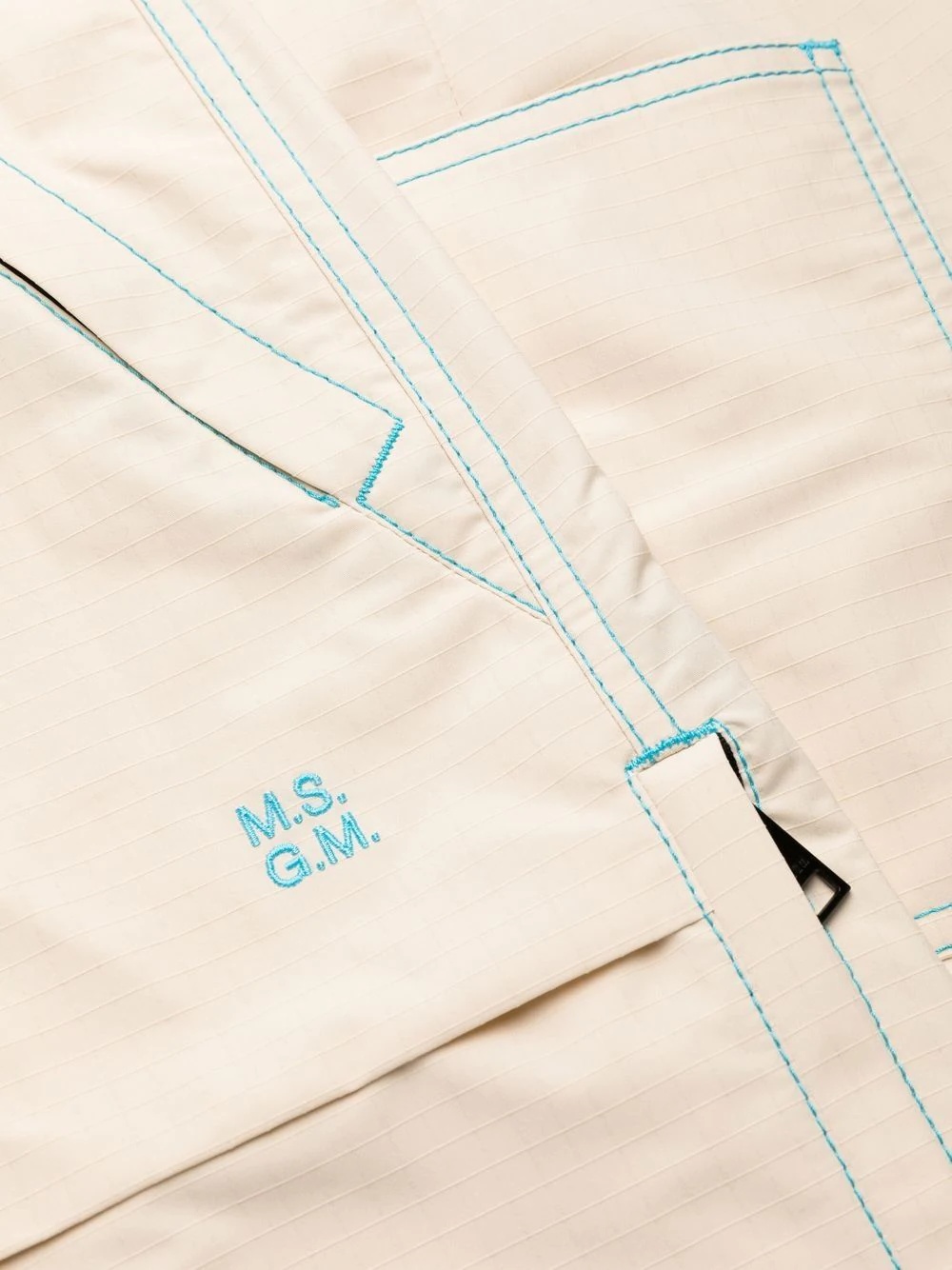 appliqué logo straight-leg trousers - 7