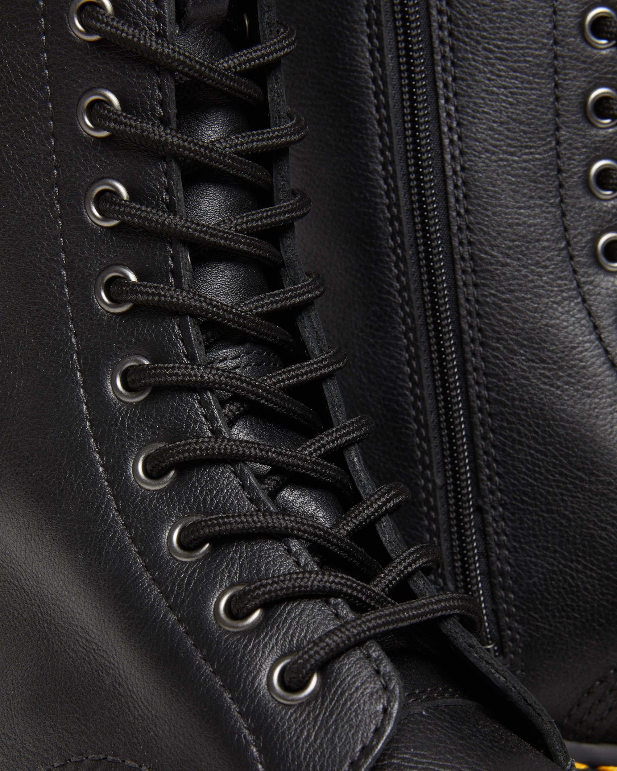 1B99 Pisa Leather Mid Calf Lace Up Boots - 7