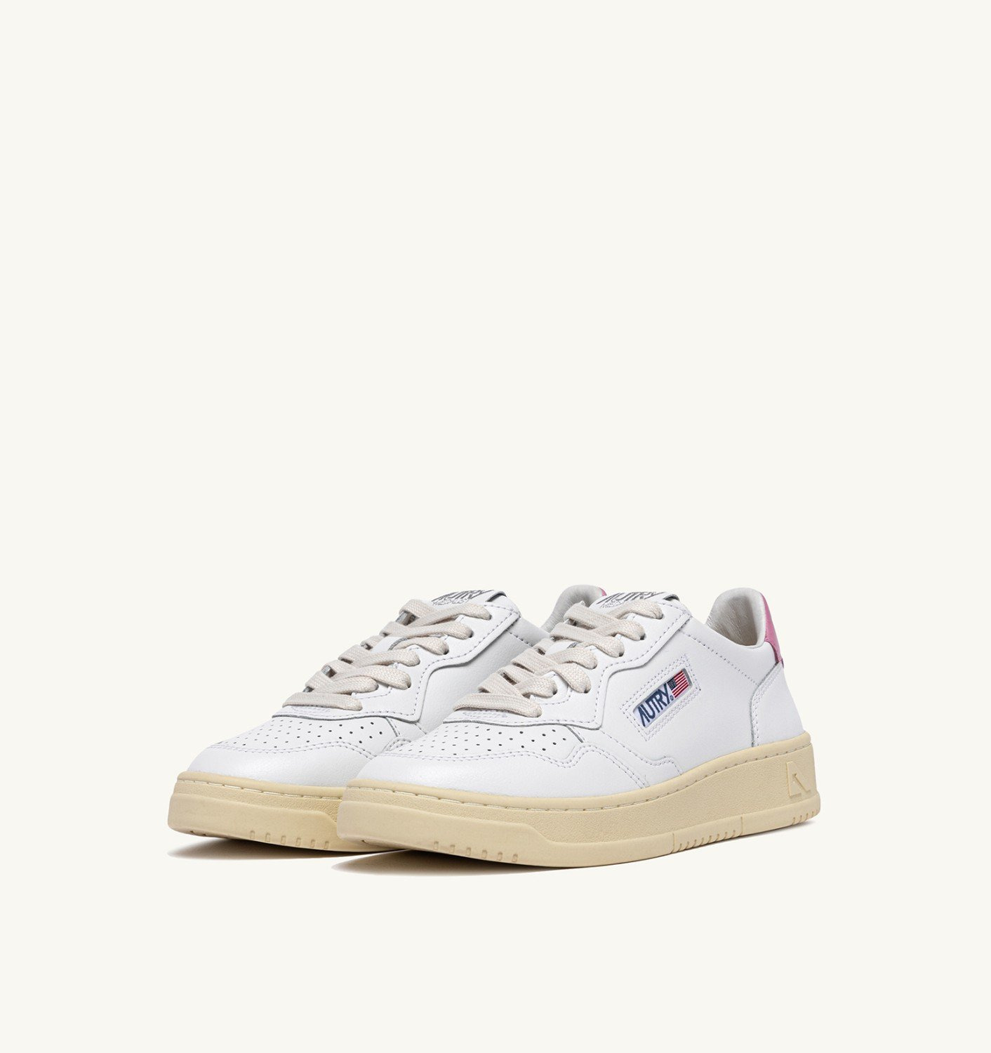 MEDALIST LOW SNEAKERS IN WHITE AND POLIGNAC LEATHER - 2