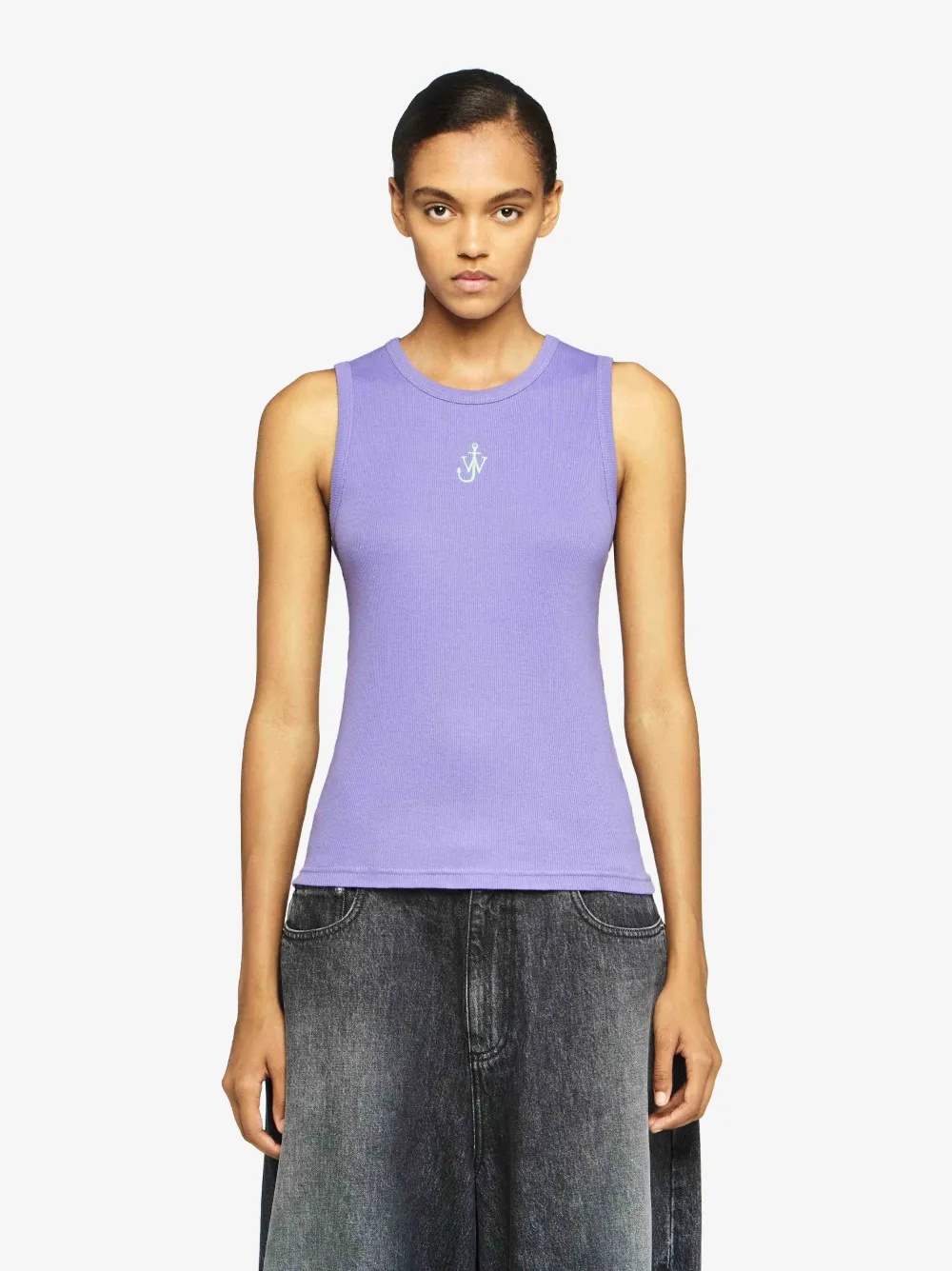 TANK TOP WITH ANCHOR EMBROIDERY - 2