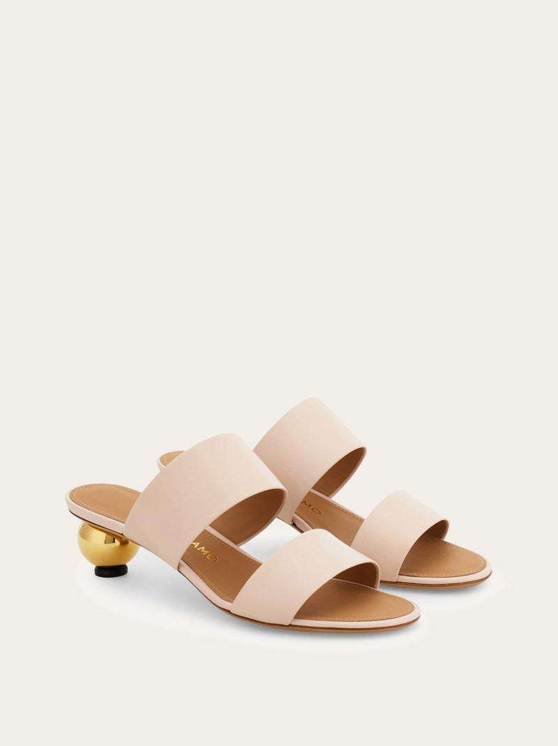 Sandal with bauble heel detail 2