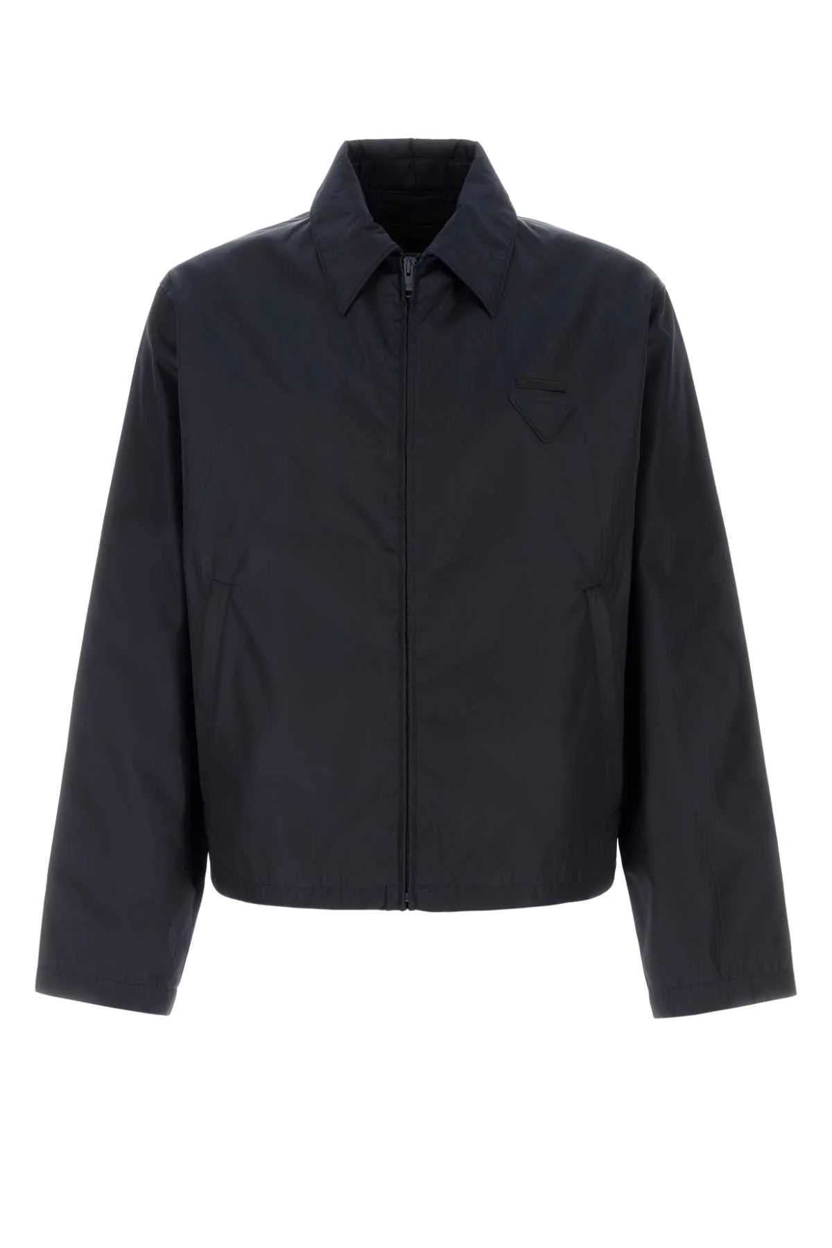Prada Men Navy Blue Re-Nylon Jacket - 1