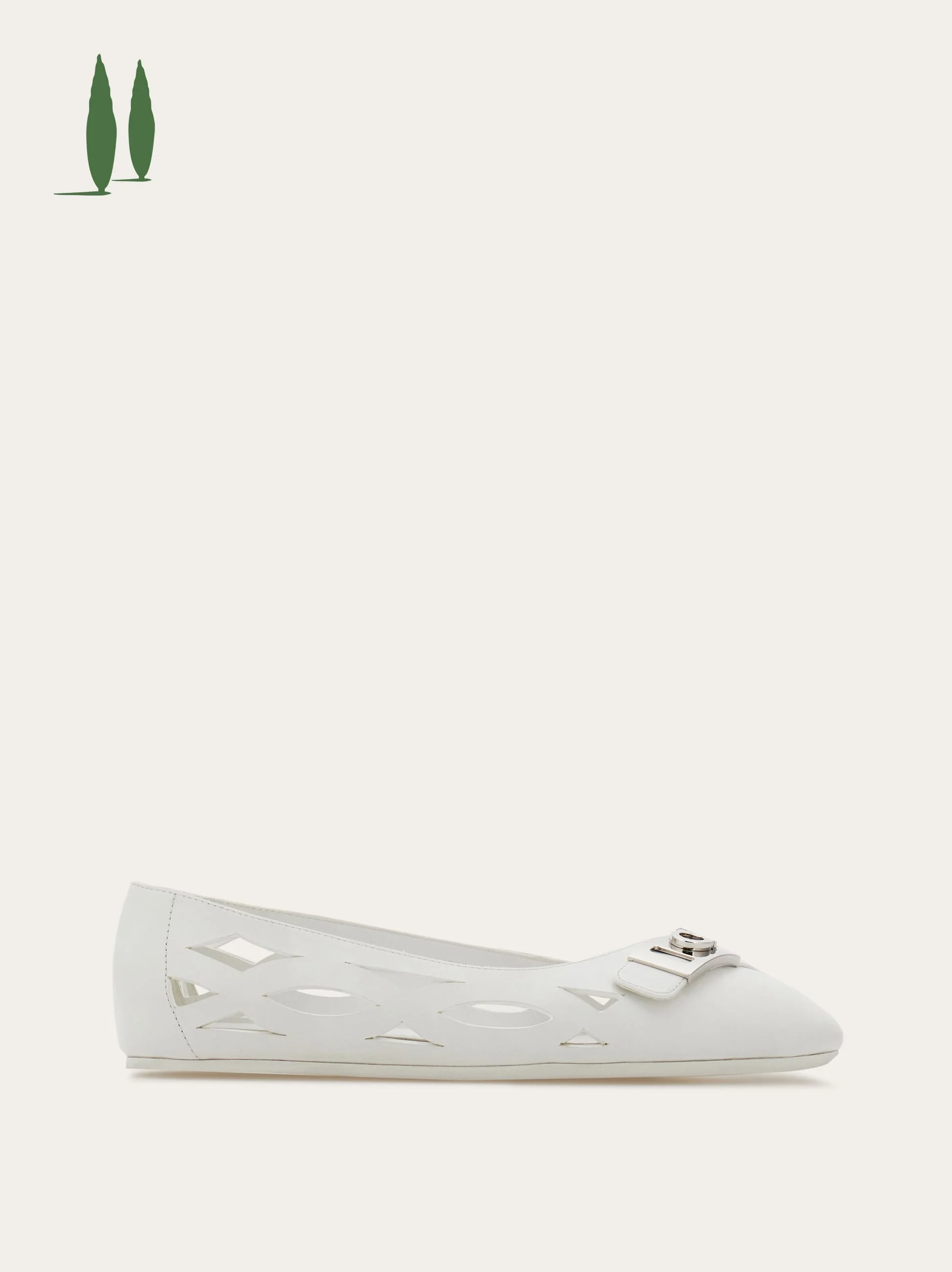 Back to Earth - Hug buckle ballet flat - 1