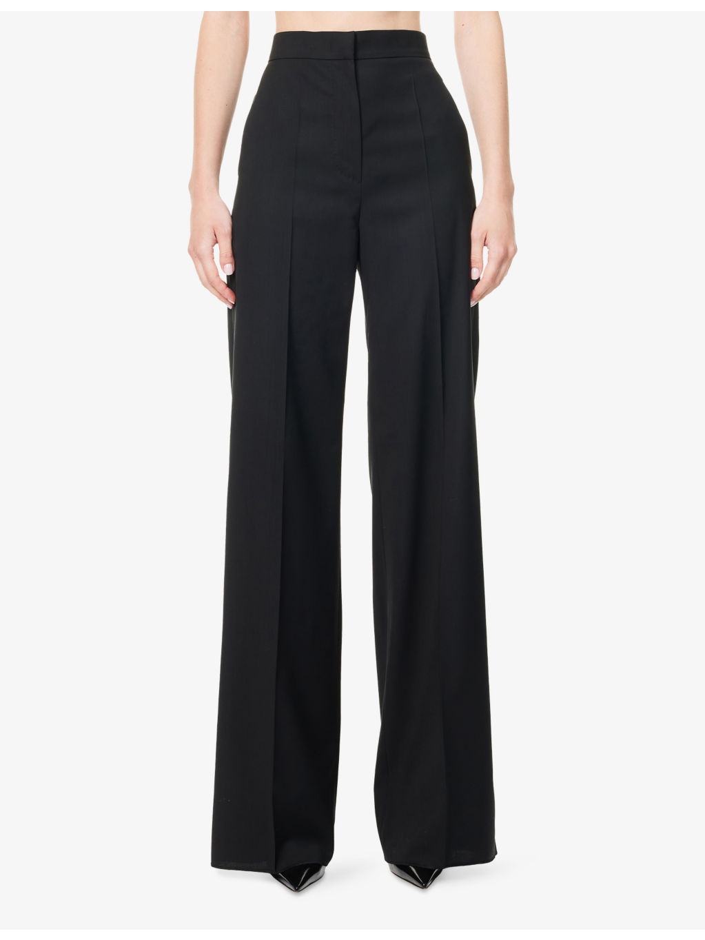 Fernet Wide-Leg Wool Trousers - 3