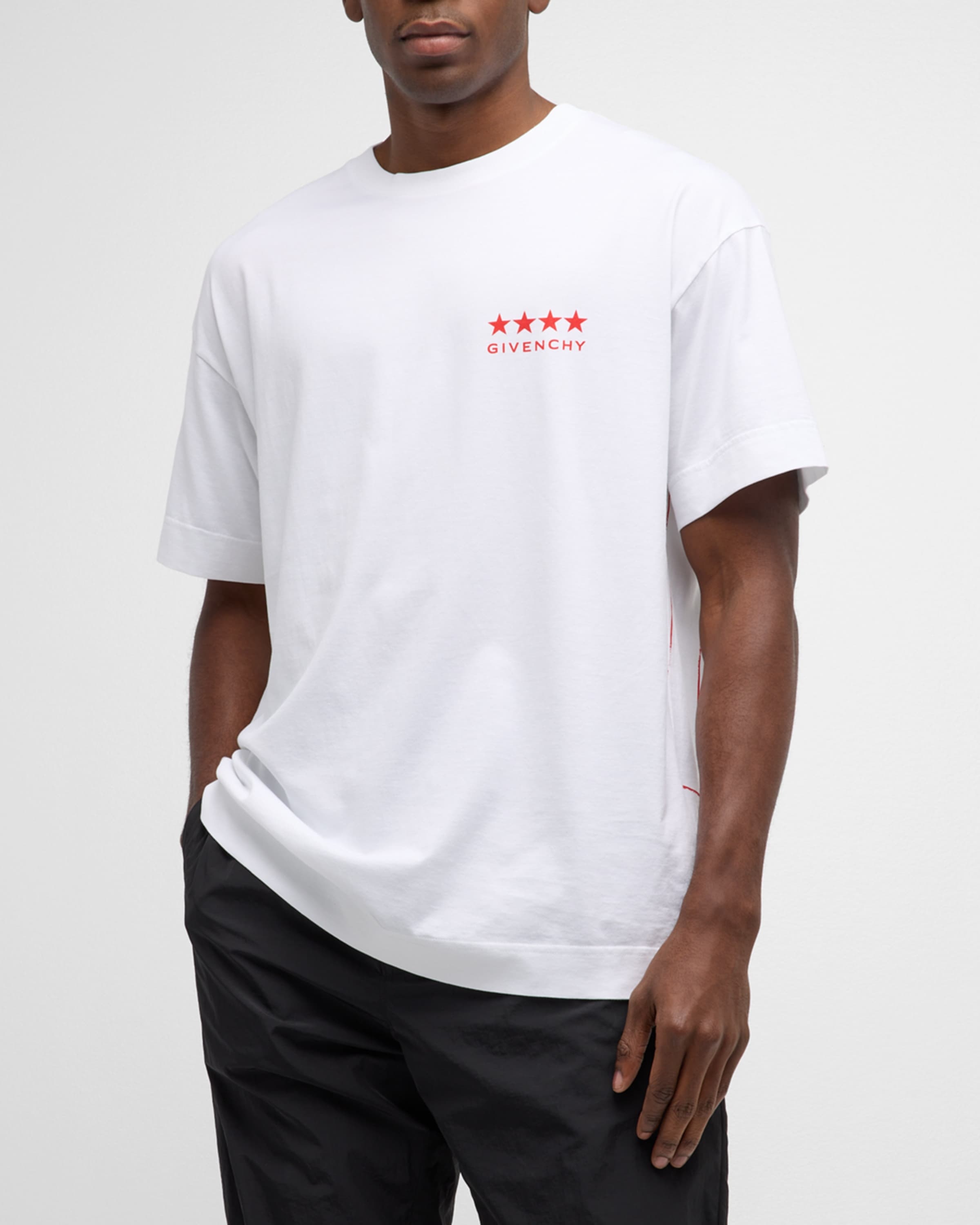 Men's 4G Stencil-Print T-Shirt - 2