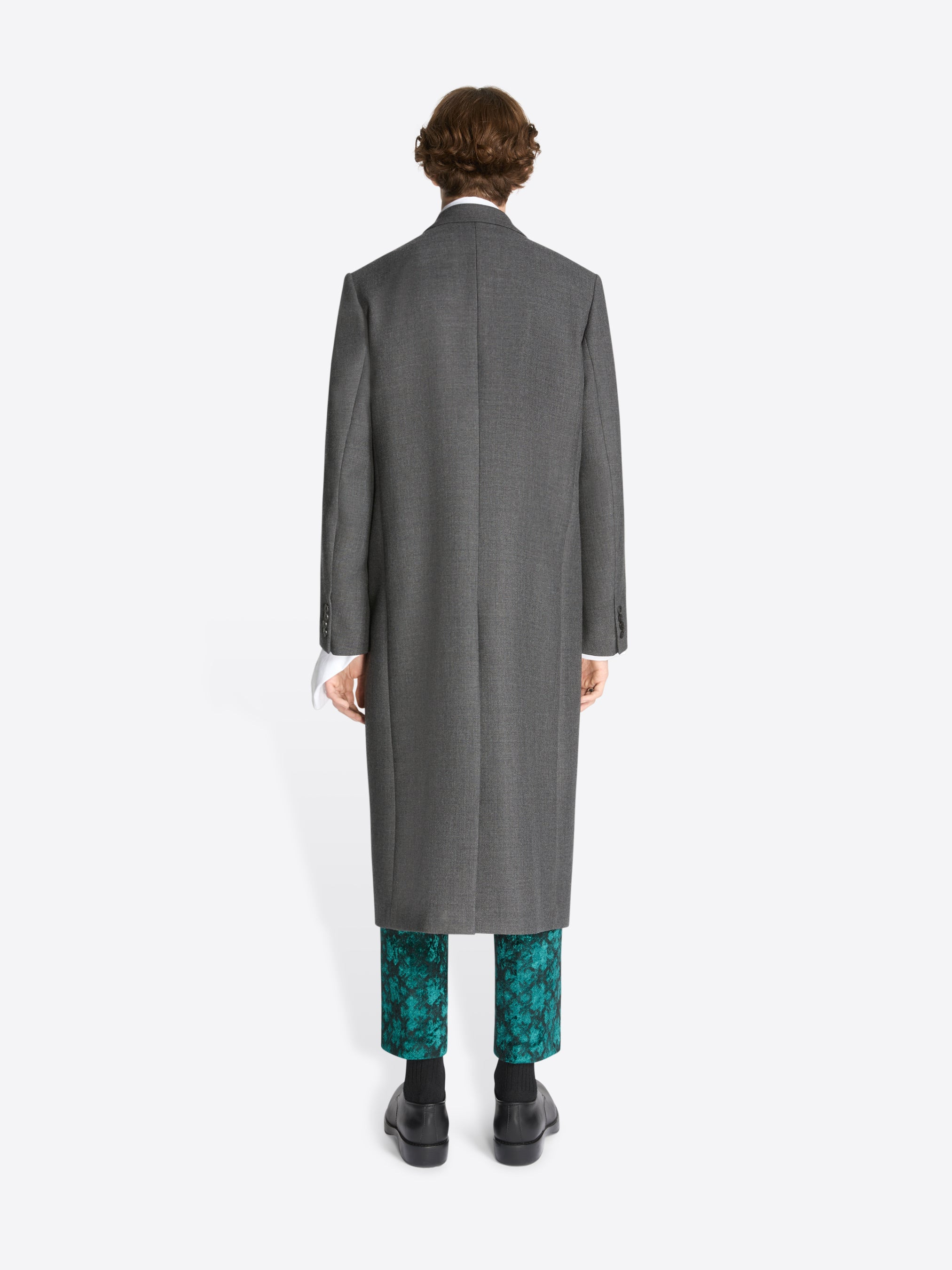 TAILORED WOOL COAT - 4
