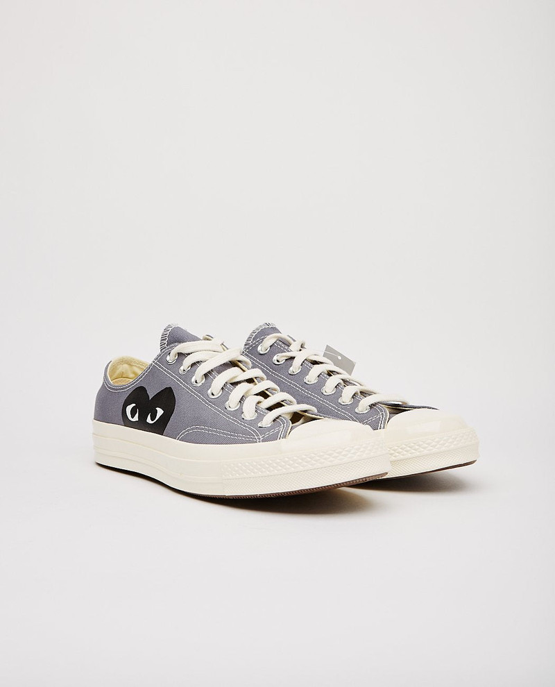 Comme des Garçons PLAY Converse Chuck Taylor '70 Low Grey outlook