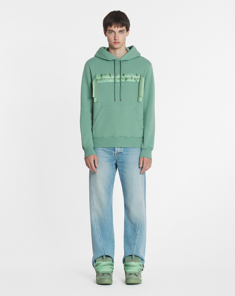 Lanvin LANVIN CURB LACE HOODIE outlook