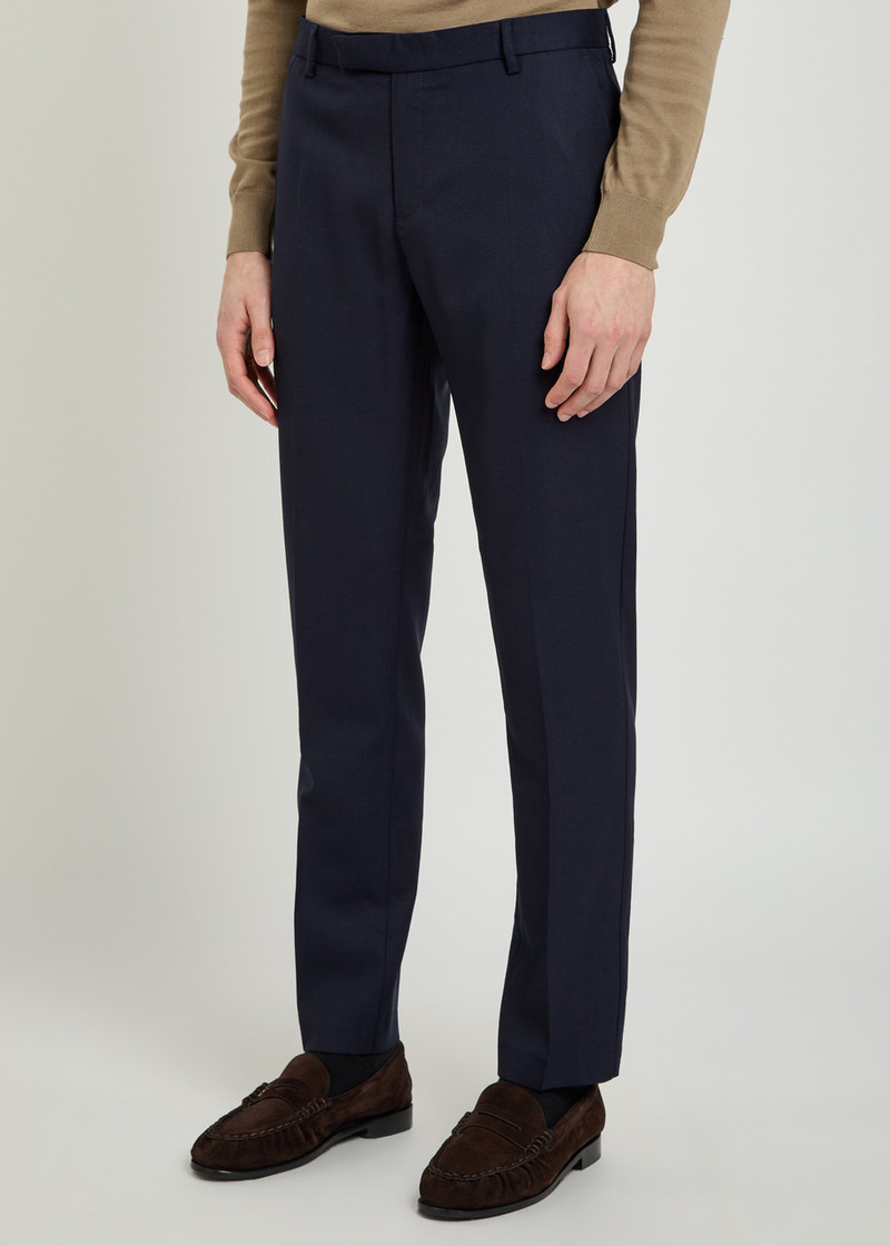 Sunspel Sunspel Textured Slim-leg Stretch-wool Trousers outlook