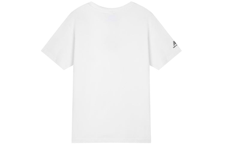 New Balance Men's New Balance Contrasting Colors Pocket Round Neck Pullover Short Sleeve White T-Shi - 2
