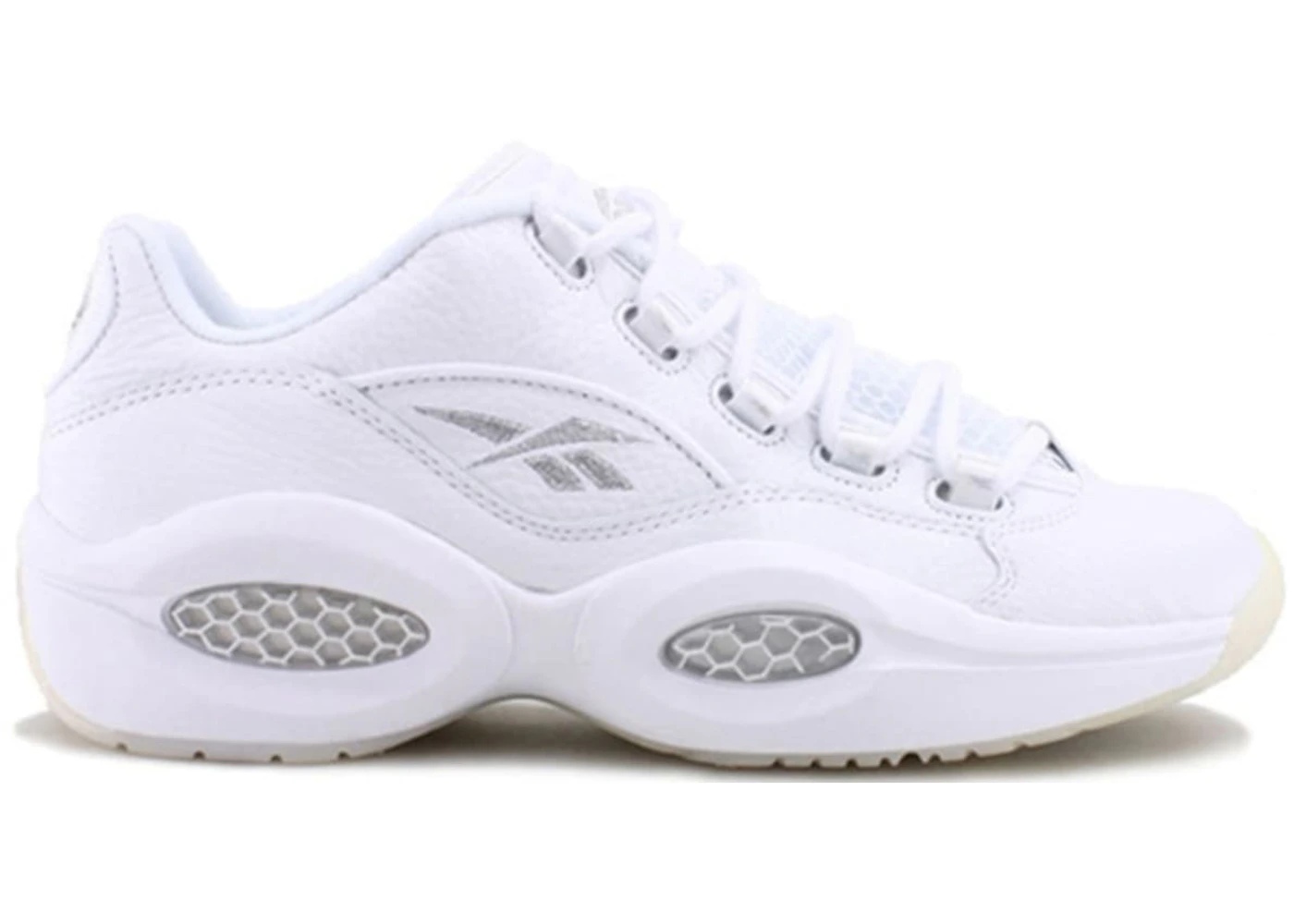 Reebok Question Low White Pure Silver - 1