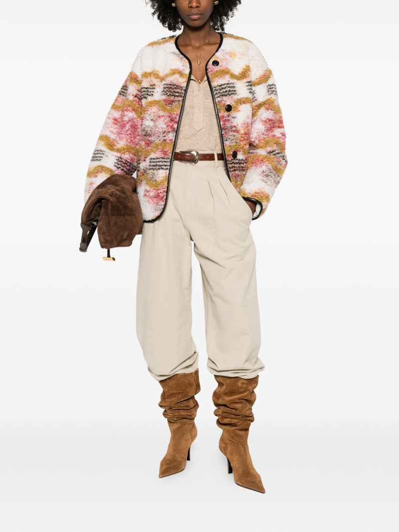 Isabel Marant Étoile Umala button trimmed jacket outlook