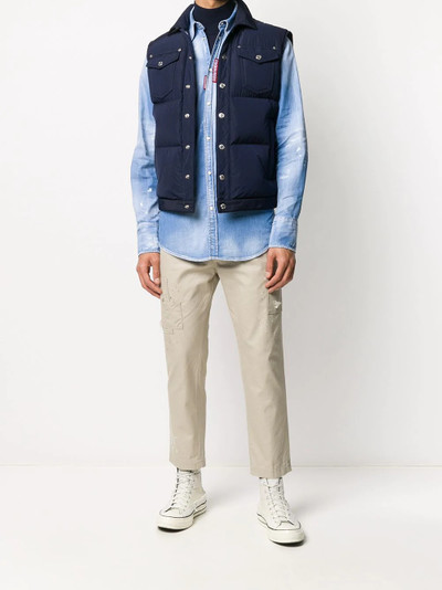 DSQUARED2 faded denim shirt outlook