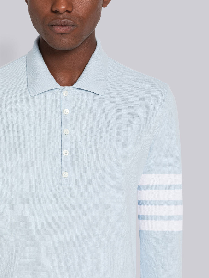 Classic Pique Hector Bunny 4-Bar Long Sleeve Polo 4