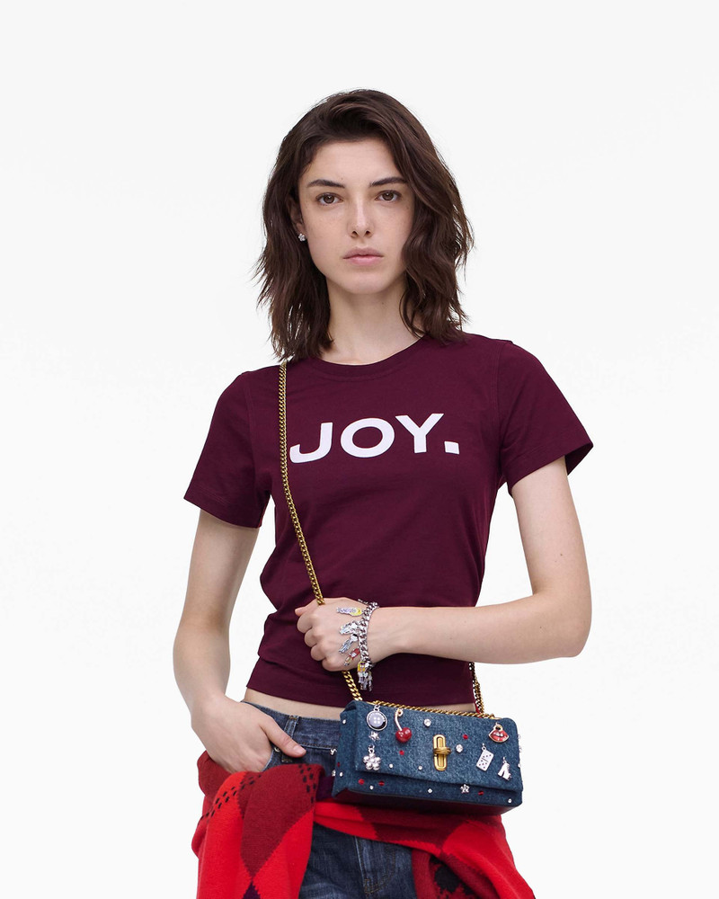 Marc Jacobs THE TRINKET CHARM DENIM DUAL CHAIN MINI BAG outlook