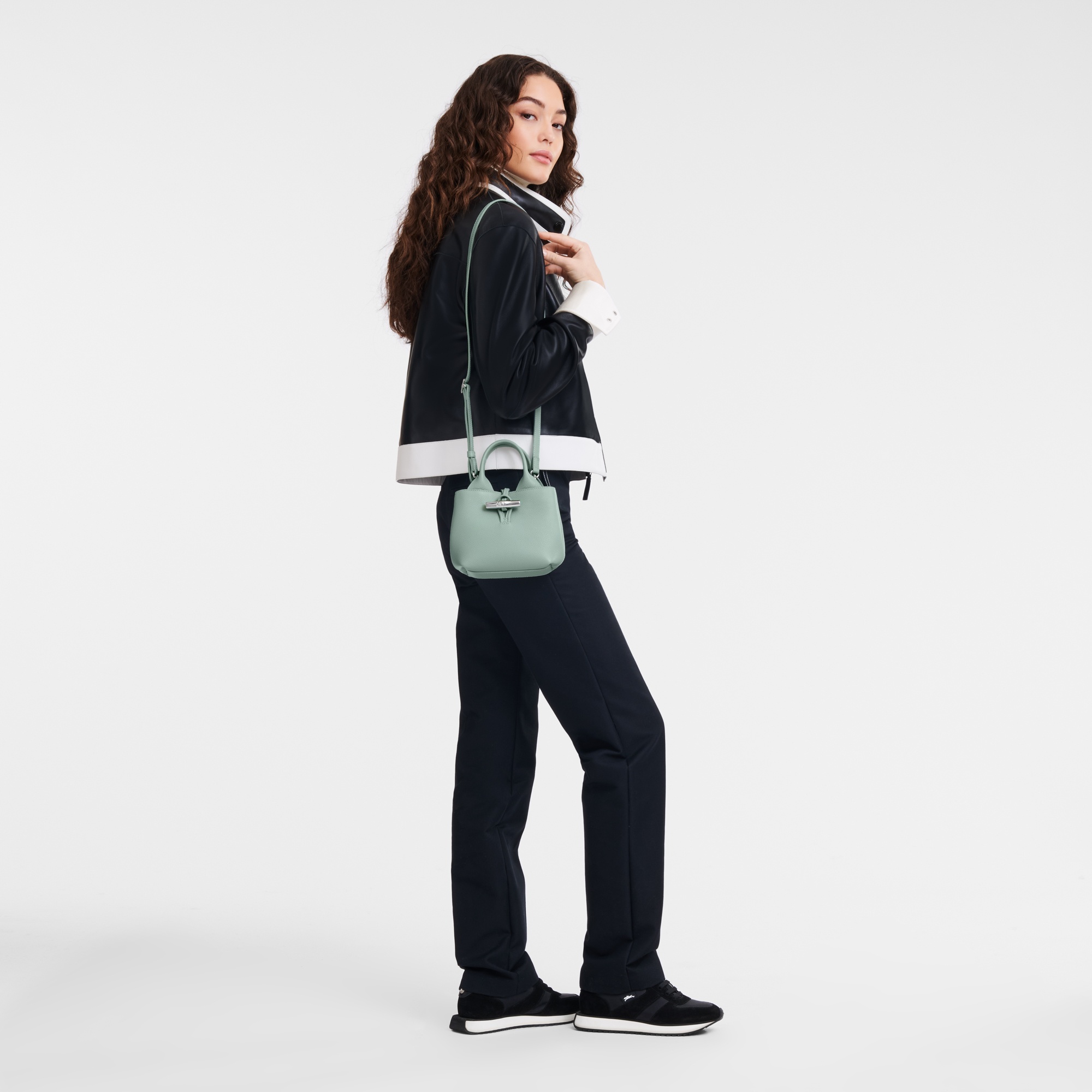 Le Roseau XS Handbag Celadon - Leather - 2