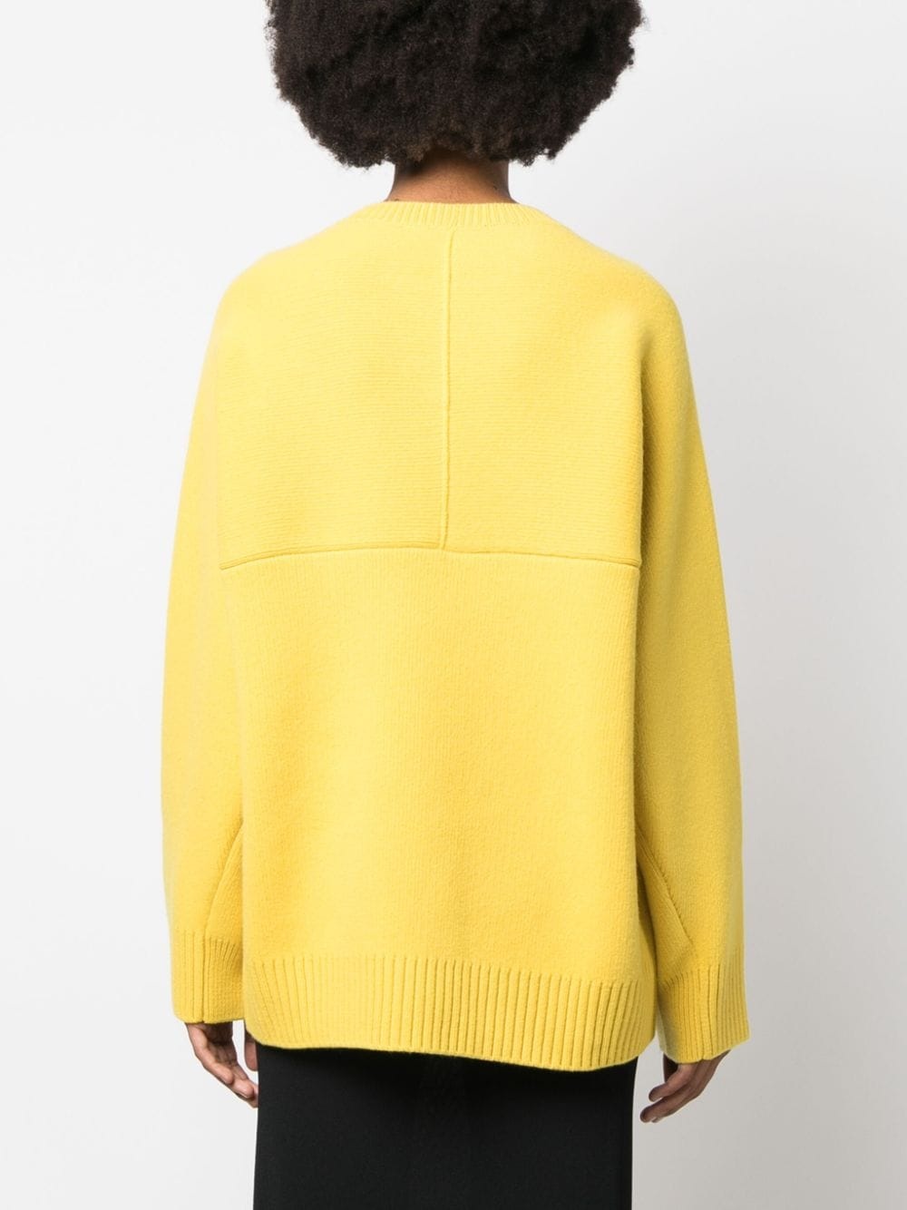 cape-back knitted jumper - 4