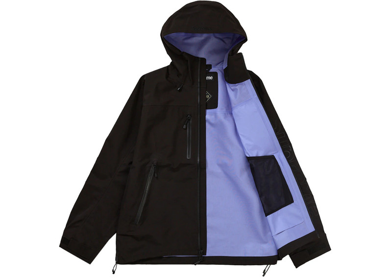 Supreme Supreme GORE-TEX Taped Seam Shell Jacket Black outlook