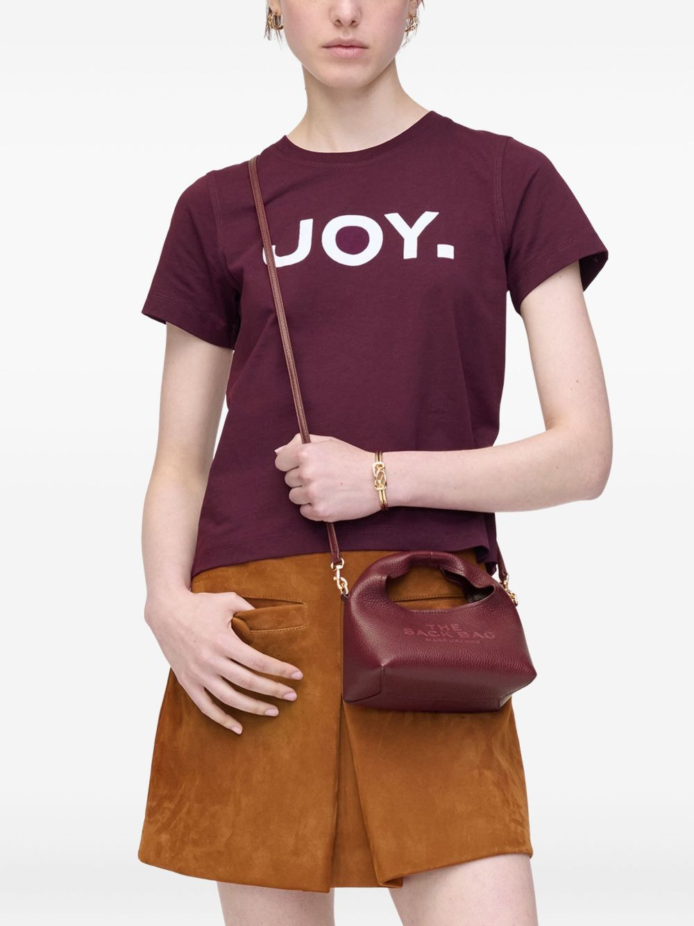 debossed-logo cross body bag - 2