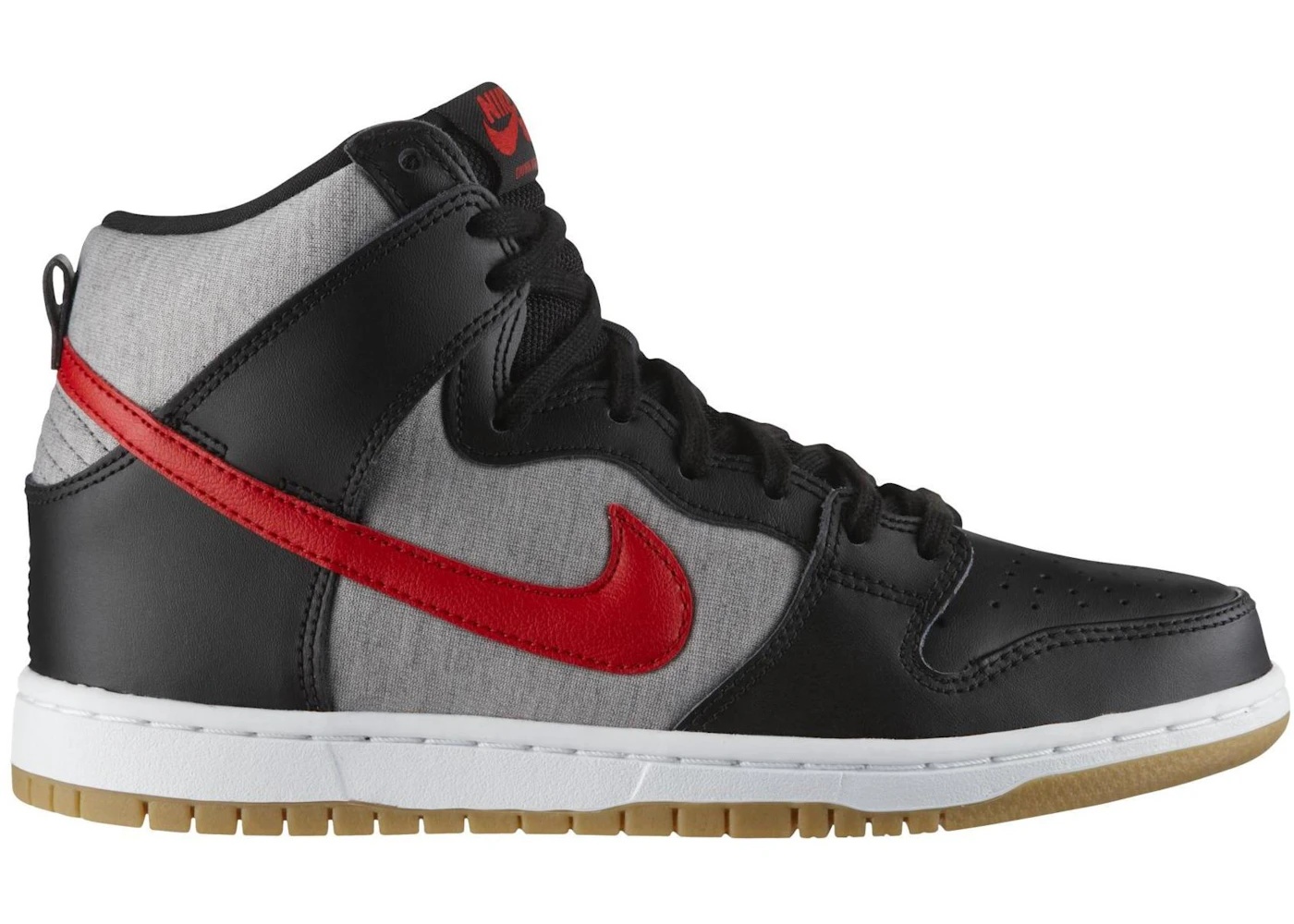 Nike Nike SB Dunk High University Red Medium Grey REVERSIBLE