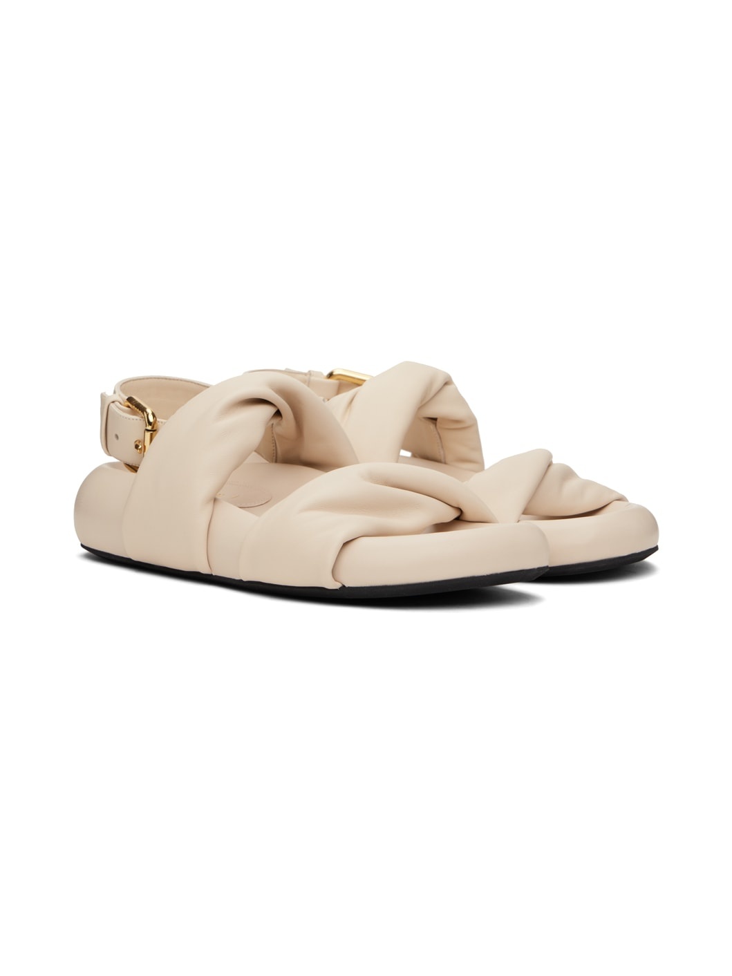 Off-White Back Buckle Sandals - 4