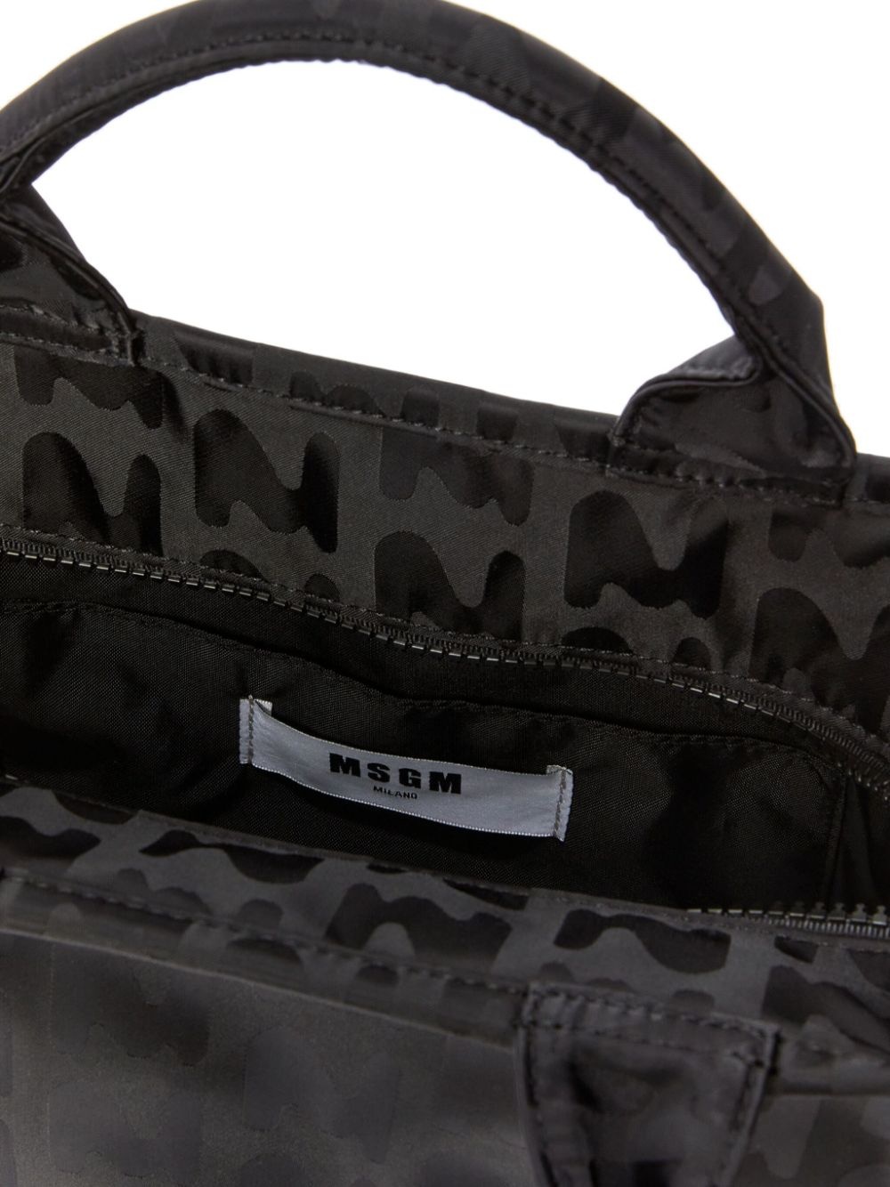 logo-jacquard tote bag - 5