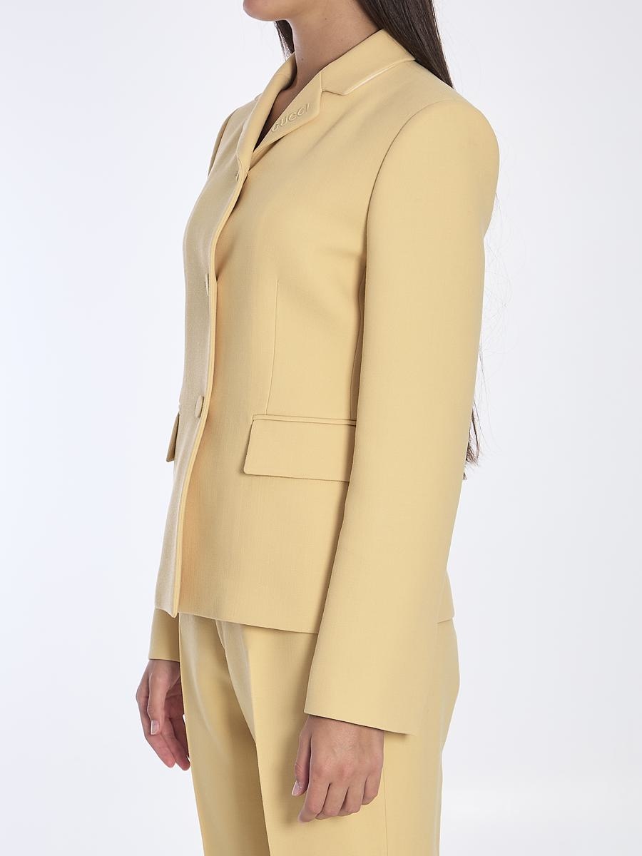 GUCCI Gucci Wool Crêpe Jacket | baltini | REVERSIBLE